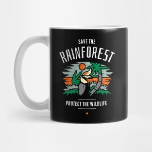 Save the Rainforest Protect the Wildlife Mug